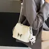 Bolsos Pequeños de Cadena Populares de Este Año para Mujer 2025 Nuevo Diseño de Primavera y Verano de Nicho Bolso Cruzado Popular Bolso Cubo con Cordón
