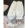 Pantalones Casuales de Invierno para Niñas Estilo Vaquero para Bebés Pantalones Rectos de Color Sólido de Chenilla Espesada con Forro Polar Estilo Coreano Distintivo de Moda para Niños