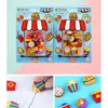 Deliciosos Borradores Lindos con Temática de Postre en Empaque de Tarjeta, Fáciles de Transportar, Pequeños Regalos para Estudiantes de Primaria, Premios de Papelería para la Temporada de Regreso a Clases