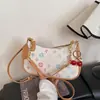 Bolso de Hombro con Estampado Vintage para Mujer, Bolso de Axila Estilo de Alta Gama, Bolso de Hombro Moderno y de Moda, Estilo Dulce y Fresco para Mujer