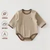 Mameluco para Bebé Body para Bebé De Rong Otoño Invierno Recién Nacido Ajustado Ropa de Capa Base Body Caliente para Bebé
