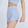 Primavera y verano nuevos pantalones de yoga de tres puntos cintura alta cadera cordón lateral pantalones de montar línea sin vergüenza shorts deportivos