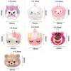 Transfronterizo Nuevo Silicona Dibujos Animados Color Sólido Cuentas Sueltas Hecho a Mano DIY Pulsera de Cuentas Llavero Accesorios de Joyería
