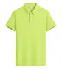 Camisas Polo de Trabalho de Alta Qualidade Feitas Sob Medida em Algodão de Xinjiang com Gola Reversível e Mangas Curtas, Camisas Promocionais, Camisetas de Trabalho Transfronteiriças de Tamanho Europeu com Texto Impresso