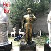 Cast Copper Figura Fibra de Vidro Reforçada Escultura Plástica Figura Lei Feng Estátua Meio comprimento Celebridade Busto Grande Homem Escultura Celebridade Paisagem