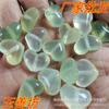 Xiuyu accesorios accesorios hechos a mano aretes pulsera con agujero corazón cuentas sueltas jade de Xiuyan natural fábrica de regalos al por mayor