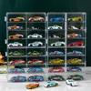 Hot Wheels Matchbox Domica Modelo de Coche de Juguete 1:Caja de almacenamiento a prueba de polvo para 64 coches, juguetes para niños