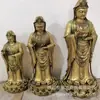 Estátua de Bodhisattva Guanyin Buda de Cobre Puro Produzida Salão Budista Pequeno Ornamento 30 60 80.1cm Metros 2m Fábrica de Escultura em Cobre