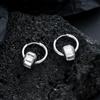 Aretes de Tuerca de Moda Nueva para Hombre, Aretes Versátiles de Personalidad, Accesorios de Joyería de Alta Gama para Mujer al Por Mayor