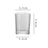 Copo de Vidro Temperado Espessado Resistente a Quedas, Copo para Enxaguante Bucal Doméstico de Hotel, Copo Reto para Licores 0.1kg, Copo de Cerveja KTV