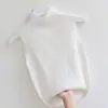 Dongguan Dalang suéter suéter sin mangas cuello medio alto Chaleco Mujer hilo interior jersey camisa básica top