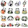 128 Adesivos Populares Simples Fofos de Panda Alto Valor Versão Q Estilo Ins Nicho Tesouro Nacional Adesivos de Panda DIY