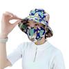 Mascarilla de protección solar integrada, con estampado facial, resistente al viento, para ciclismo al aire libre, transpirable, para recoger té, primavera de 2024