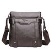 Bolsa para Hombre Bolso de Mano de Cuero Suave Yingfei Canguro Maletín de Negocios Bolso Cruzado Gran Capacidad Bolsa para Portátil de Hombre Bolso de Hombro