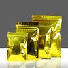Bolsa de Hueso Dorado Bolsa Autocierre con Cremallera, Bolsa Densa Dorada Recubierta de Aluminio, Bolsa para Polvos Película Brillante Dorada Opaca