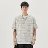 Camiseta Casual de Manga Corta de Secado Rápido Estilo Retro Americano Fresco para Hombre Verano 2026 Nuevo Estilo Holgada Tie-Dye Cuello Redondo Manga Media