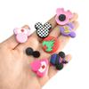 Bonito desenho animado Mickey cabeça broche bolsa de joias emblema decoração remendo DIY cola macia espinho agulha roupas acessórios