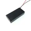 Caixa de Bateria 5 Pilhas AA com Interruptor Suporte de Pilha Estojo Compartimento Slot 2 Seções 3V 4.5 Volts Experimento DIY Artesanal Equipamento para Fazer