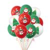 Nuevo traje de globo navideño con estampado de látex transfronterizo, decoración para fiesta de Papá Noel, árbol de Navidad y muñeco de nieve