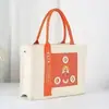 Bolsa de Lienzo para Streamer Logo Personalizado Bolso Tote Elegante Bolsa de Lienzo Laminado Bolsa Corporativa de Protección Ambiental Patrón Personalizado