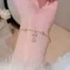 Pulsera Cruz de Amor, Lujo Ligero, Nicho, Diseño de Alta Gama, Estilo Dulce y Fresco, Pulsera Exquisita y Versátil
