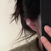 Argolas de Orelha Super Brilhantes, Doces e Modernas, de Alta Qualidade, Sem Furo, para Mulheres, Novo Estilo Tendência, Luxo Leve, Brincos Exquisitos e Versáteis, Presilhas de Orelha da Moda
