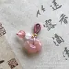 Cuentas Espaciadoras de Ágata Roja del Sur Natural, Colgante Ruyi de Ágata, Pulsera DIY, Collar, Accesorio para Cuello de Cheongsam, Hebilla de Paz
