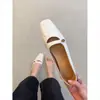 Nuevos zapatos de salón cuadrados para mujer estilo francés 2026 con tacón oculto, Mary Janes negros retro chic, perfectos con faldas