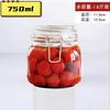 Pote de Kimchi Vidro Pote Selado Doméstico Grande Capacidade Grau Alimentício Pote de Armazenamento com Tampa Alça Trava Pote de Armazenamento Armazenamento de Cozinha
