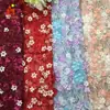 Vestido Hanfu Nuevo Guofeng Bordado Plano Tela Bordada Punto Tela Bordada con Cuentas Hecha a Mano por Pedido