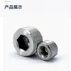 Tengxin Plug de Aço Inoxidável 304 Rosca Externa Sextavado Interno Cabeça de Tubo de Rosca Externa Tampa de Passa-Muro 4 Pontos 6 Pontos