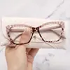 Gafas de Moda TR Estilo Nuevo para Mujer Marco Grande Gafas de Protección para Ojos Marco Facial Plano Adelgazante Plano Luz Azul Anti con Marco para Miopía