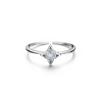 Anillo Estrella de Cuatro Hombres Diamante Personalidad Anillo Fino Chica Gentil Propuesta Simple Moda Viajero Anillo Estrella