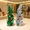 Nueva Decoración Navideña Mini Árbol de Navidad Plegable Mesa Adorno Pequeño 40CM Adorno de Escritorio de Árbol de Navidad