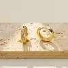 Pendientes Redondos de Alta Gama, Sencillos, Modernos y Versátiles, Accesorios de Estilo de Lujo Ligero para el Trabajo