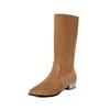 2026 Nuevo Estilo de Comercio Exterior Botines Rojos de Tacón Grueso con Pedrería Versátiles de Punta Fina sin Cordones Estilo Europeo y Americano Sexy Botines de Tobillo de Tacón Bajo