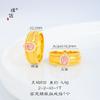 Anillo Huevo de Paloma con Incrustaciones de Diamantes Dorados Brillantes Sifeng Pu Zuo Mismo Estilo Anillo de Dedo Ancho para Mujer Estilo Medio-Viejo con Perlas