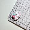 Diy crema pegamento flor de cerezo gato caricatura Paquete de material de alta calidad horquilla parche hecho a mano colgante casero accesorios de resina
