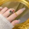 Tienda de Oro Mismo Estilo Pulsera Anillo Serpiente Dorada Antigua Juego Anillo Serpiente Ajustable