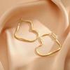Irregular Love Ear Ring Sweet Cool Spice Girl Didi Bouncing Brincos Femininos ins Niche Design Sense Cold Wind Brincos Brincos