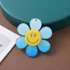 Accesorios Florales de Carita Sonriente Coloridos Accesorios DIY Pasador de Girasol Acrílico Accesorios para el Cabello Pegatinas para Funda de Teléfono Lindos
