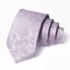 Gravata Masculina Logotipo Personalizado Gravata Paisley Vermelha Casamento Noivo Gravata de Alta Qualidade Amarrada à Mão para Homens