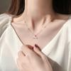 Ins Estilo Flash Diamante Golfinho Cauda de Peixe Mãe Concha Colar Feminino Simples Elegante Internet Celebridade Luz Luxo Nicho Design Clavícula Corrente