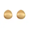 Brincos de Metal Desenho Elegante Retro Luxo Leve Versátil Design de Nicho Estilo Cool Brincos Simples para Mulheres