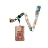 Venta al por mayor de fábrica juego de tarjetas con cuerda larga de capibara rey tarjeta de acceso para cuello de estudiante Yangchengtong metro conjunto de tarjetas de control de acceso tendencia fácil de llevar