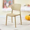 Sillas de Plástico, Sillas de Comedor Apilables Infantiles Nórdicas, Sillas Simples de Ocio con Respaldo, Sillas Creativas para Guardería al por Mayor