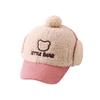 Gorra con visera para niños gorra de béisbol de invierno sombrero para bebé protección para las orejas sombrero cálido moda coreana para niña de 2 a 6 años sombrero para niños