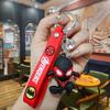 Llavero creativo de Spider-Man de la serie Marvel, bonito muñeco de anime, bolso, llave de coche, colgante, regalo