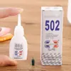 Cola 502 para reparo de sapatos, cola 502 para marcenaria de uso geral, cola especial para artesanato, cola oleosa de secagem instantânea