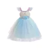 Vestido de Halloween Europeu e Americano para Meninas Lâmpada Mágica de Aladdin Vestido de Princesa Jasmine Cosplay Dia das Crianças Infantil